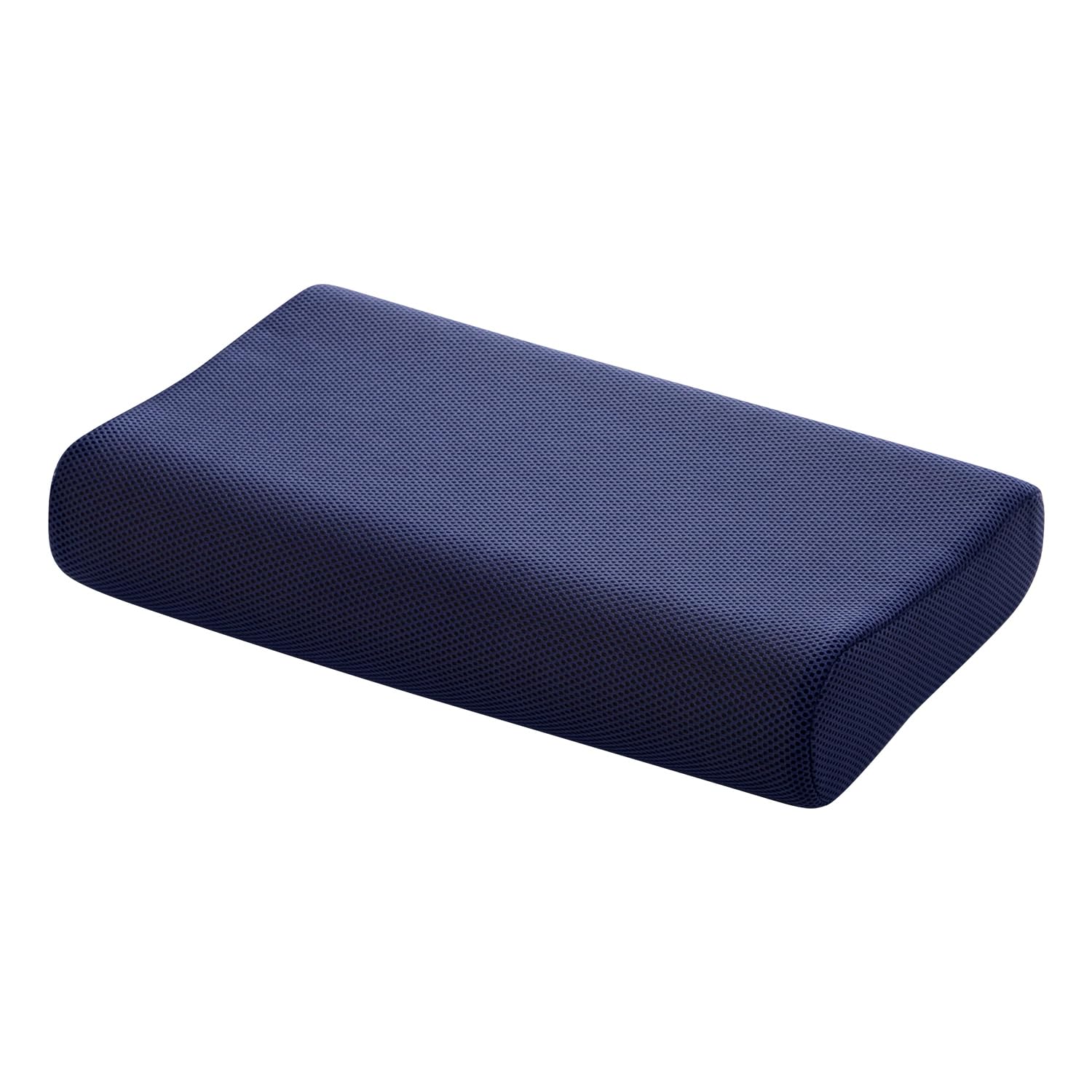 

IKEHIKO Washable Urethane Pillow, Quick-Drying, Approx. 30 x 50 x 7-9cm, Blue, Machine Washable and Dryer Safe, High-Profile, Comfortable Sleep for
