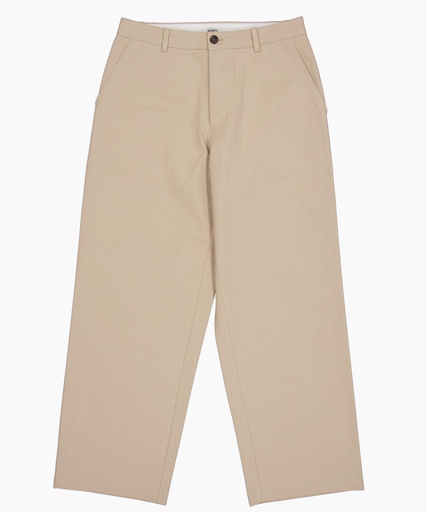 Sioiaipi Relaxed Chino Pants (Beige)