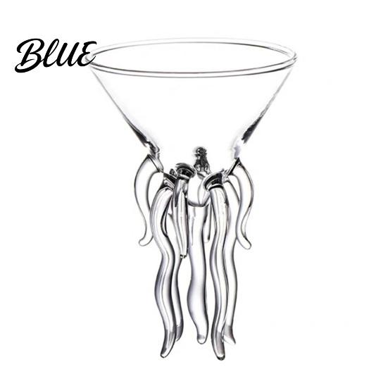 Home Bar Accessoires Octopus Tentakel Wijnglazen Kwallen Vorm Cocktailglas Artistiek Glaswerk voor Multifunctioneel Glas Wijnkoeler