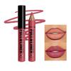 Delineador de Labios y Color Completo en 12 Tonos Mate, Fórmula Ligera para Todos los Tipos de Beige Claro Adecuado para Labios con Look Completo, Delinea y Rellena el Look de los Labios