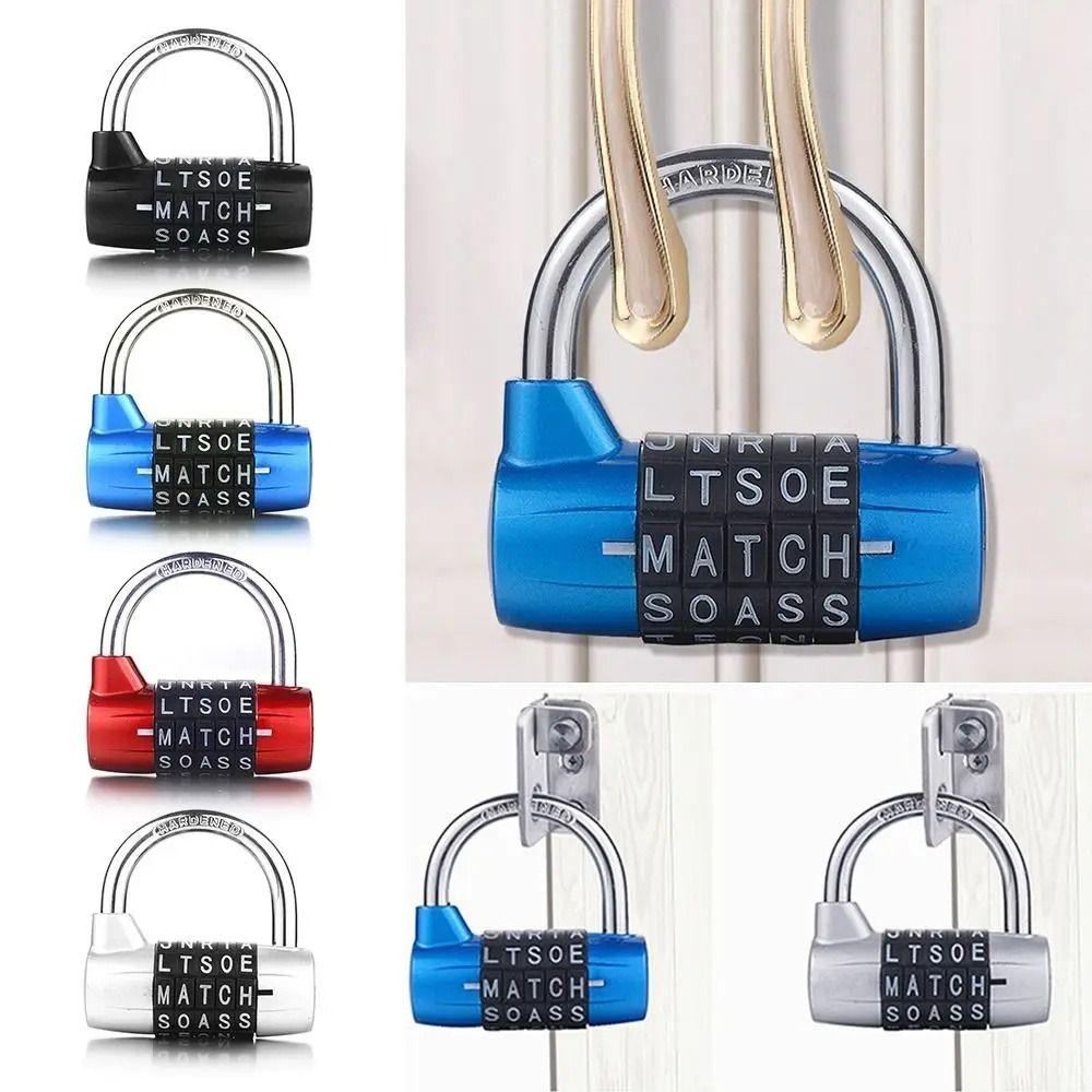 Security 5 Letter Combination Padlock Changeable Travel  Password Lock Code Password Lock  Toolbox