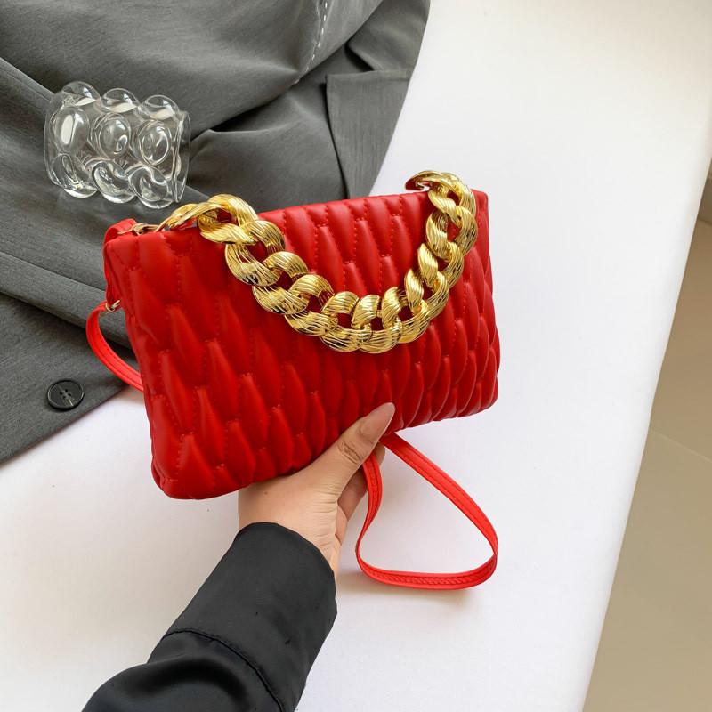 Trendy Womens Small Square Shoulder Bag With Unique Personality And Modern Appeal