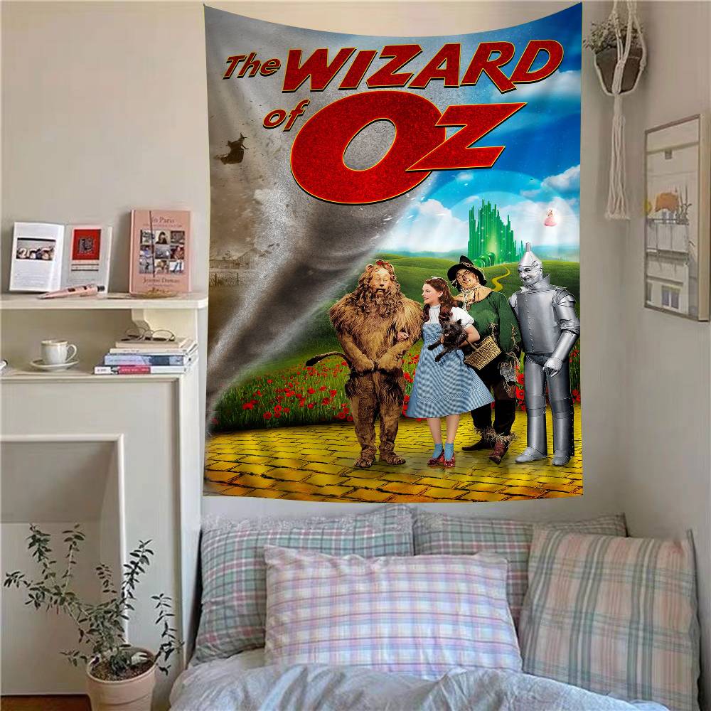 The WWizard Of OOz Movie DIY Wall Tapestry Hippie Flower Wall Carpets Dorm Decor Wall Art Decor