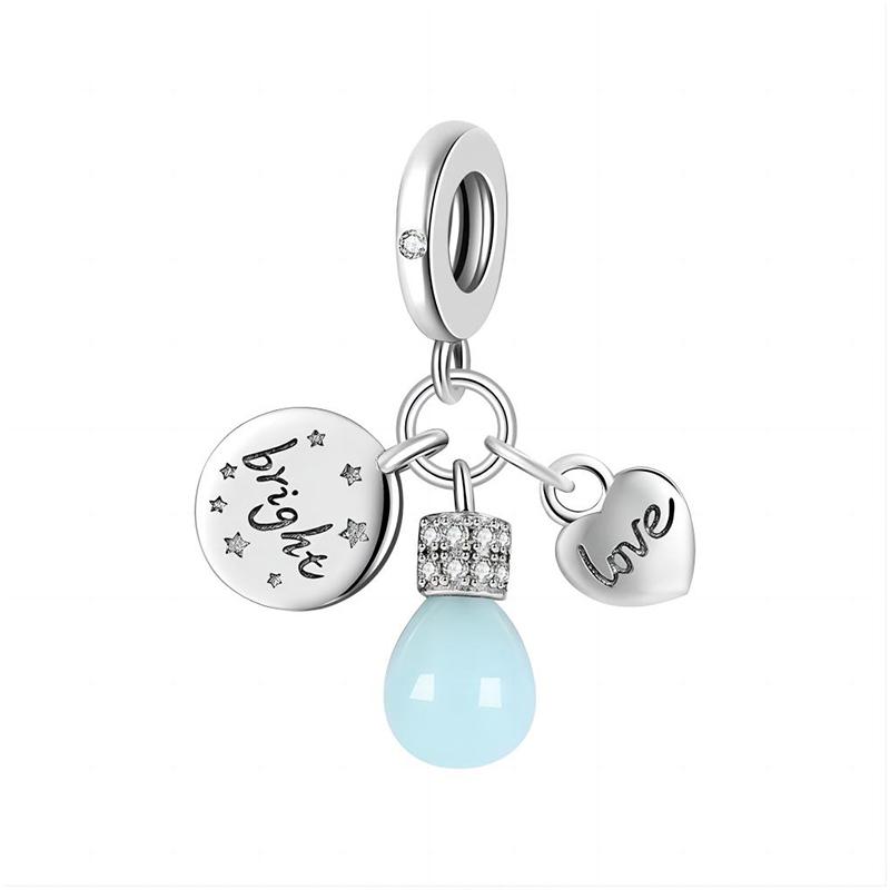 Multiple Series Charm Bead Pendant Applicable To European Plating Copper Jewelry & Diy Making Unique Fine Bracelet Gift