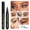 Eyeliner Liquido Impermeabile Asciugatura Rapida Ultra-sottile Nero Opaco Marrone Lunga Tenuta Eyeliner per la Coda dell'Occhio Trucco Occhi Regali