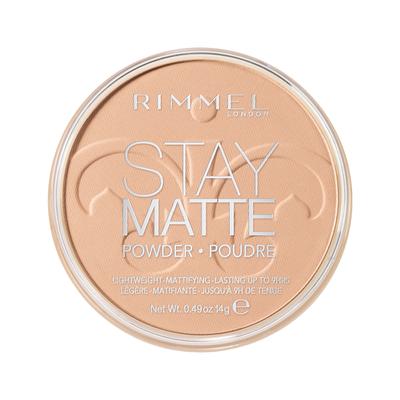 Matujący Puder Prasowany Stay Matte RIMMEL London 005 Silky Beige 14 G
