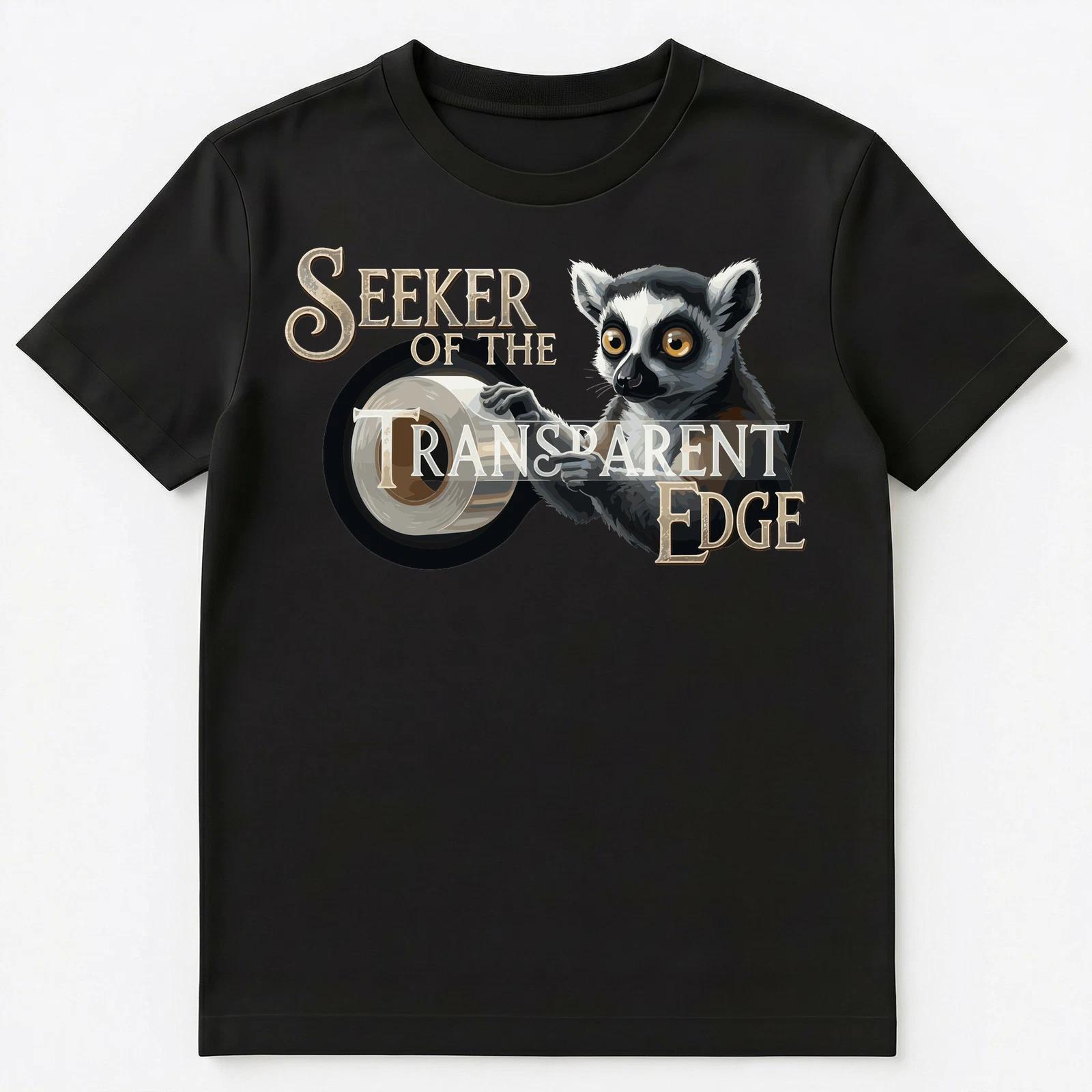 Lemur Enthusiast Transparent Tape Edge Frustration Office Unisex T-Shirt 2XL