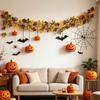 Hanging Fall Wreaths Vine Autumn Leaves Fake Leaf Plant Vine  Halloween Party