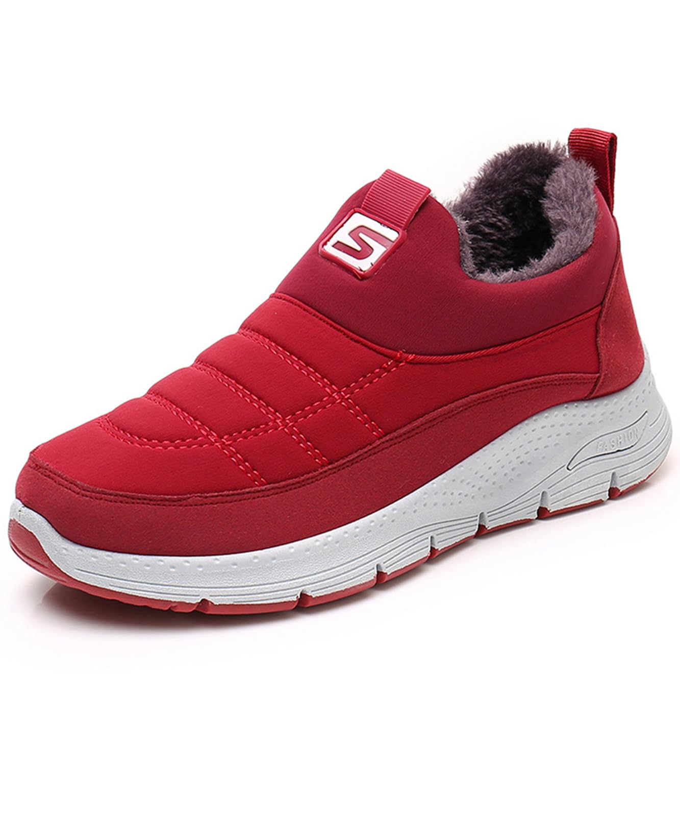 

Doors Snow Shoes Warm and Winter Snow Boots with Fur Size Laces or No Fluffy No Snow School Office Cold Easy to Walk Comfortable Fur Size Women s