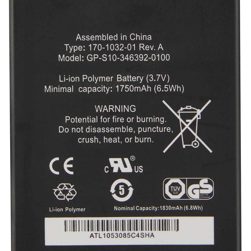 Rechargeable Lithium Battery For Amazon Kindle3 Kindle 3 S11GTSF01A D00901 GP-S10-346392-0100 E-Reader Battery 1750mAh