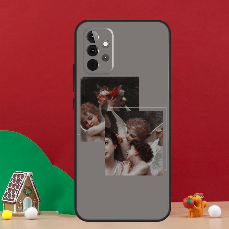 Cute Angels Aesthetic Aesthetics Case For Samsung Galaxy A17 A06 A16 A56 A36 A54 A34 A14 A52 A32 A13 A23 A33 A53 A15 A35 A55