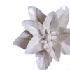 Escultura de Arte de Parede 3D de Lírio para Decoração de Casa, Ornamento de Flor de Cerâmica para Ocasiões Especiais