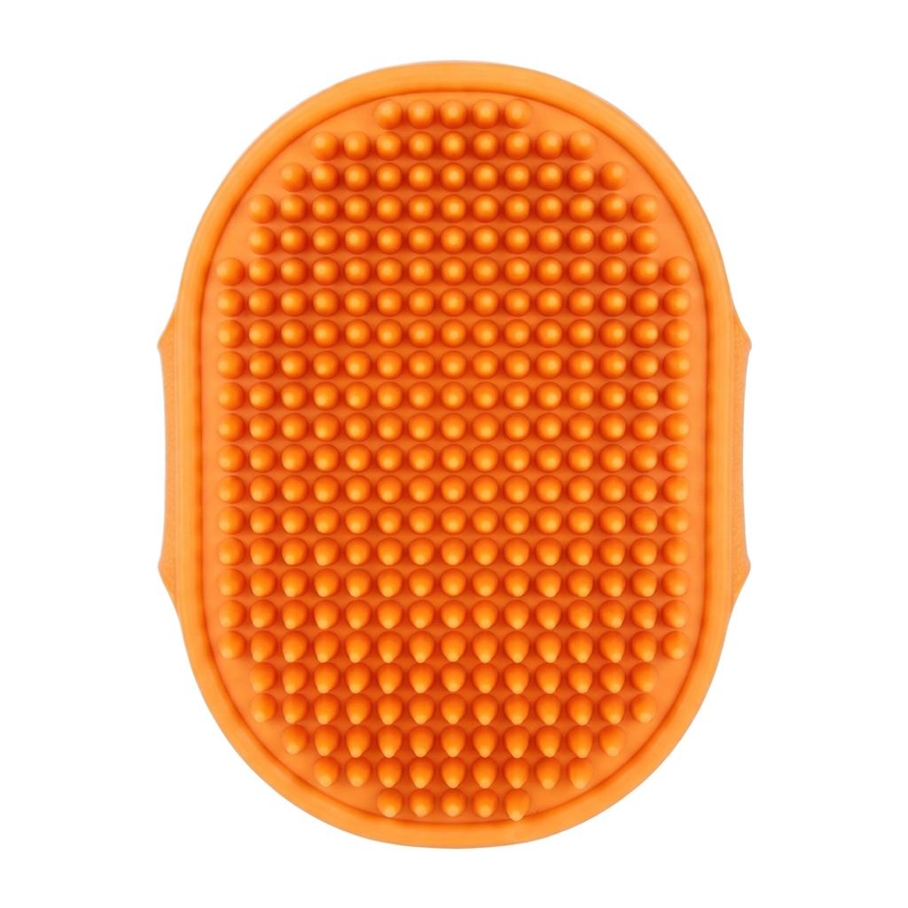 Pet Bath Brush with Soft Silicone Bristles for Gentle Scrubbing and Massaging Suitable for Dogs and Cats Durable Easy To Clean Design