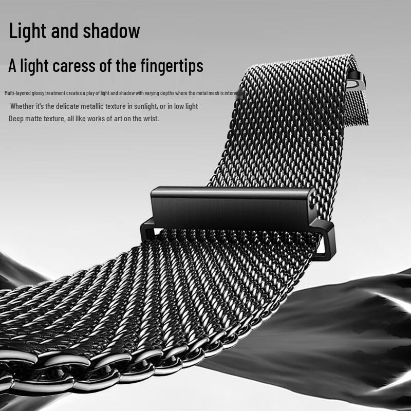 SGGS Milanese Loop Stainless Steel Magnetic Watch Band for Huawei GT Series