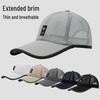 Summer Breathable Duckbill Cap: Sun Hat with Wide Brim, Neck Protection, and Versatile for Outdoor Cycling.