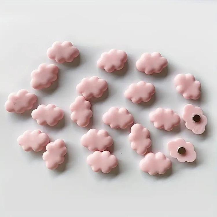 10Pcs Cute Cartoon Cloud Shaped Resin Fridge Magnets DIY Decoration for Kitchen Refrigerators for Girl Room Metal Door Furniture