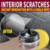 Car Plastic Renewal & Tire Shine Wax - Scratch Repair, Anti-Oxidation & Gloss Restorer for Cars, Motorcycles & Bicycles | Interi