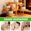 Wooden Cake Display Stand Versatile Storage Shelf For Home Party And Wedding Decoration