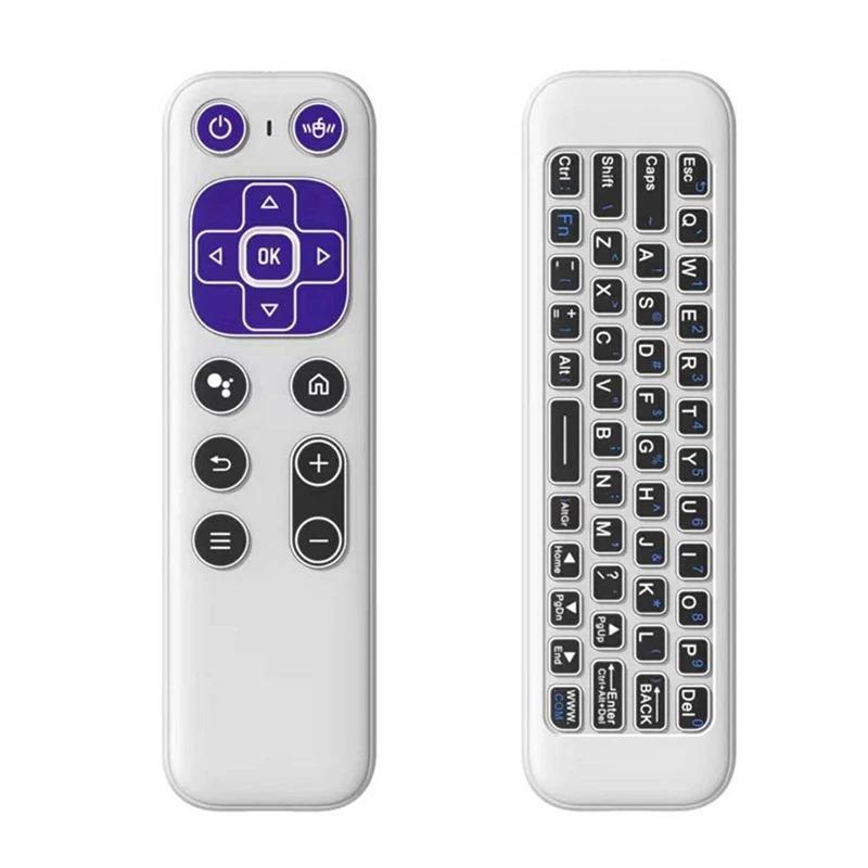 T6 Bluetooth Fjernkontroll Trådløs Stemme Luftmus Gyroskop Somatosensorisk 2.4G Oppladbar Mini Fjernkontroll For Smart TV Boks Mini