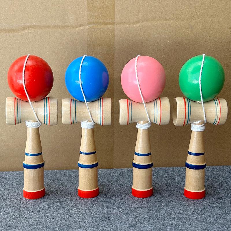 Kendama Palla Abilità: Spada di Giada Sole Luna Giocattolo in Legno Professionale & per Principianti