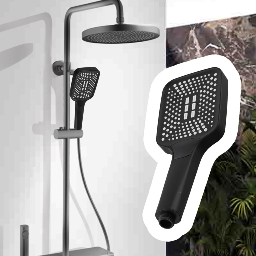 Cap de duș de înaltă presiune pentru baie Brightness, economisire a apei