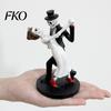 Atmosphere Props for Secret Room Day of The Dead Dancing Skeleton Couple Figurine, Halloween Gothic Wedding Spooky Cake Decoration Lover Statue,