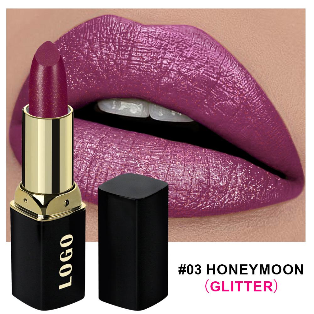 Benutzerdefinierter hochfeuchtigkeitsspendender, langanhaltender Lippenstift mit Perlglanz-Finish