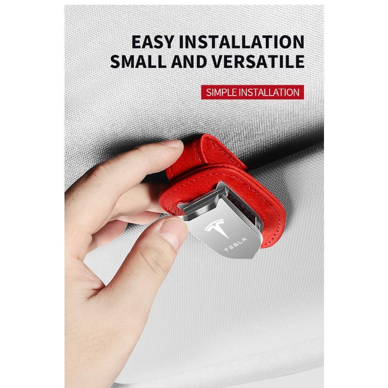 Auto Sonnenblende Brillenbox Sonnenbrillenclip Karten-Ticket-Halter Ständer Für Skoda Octavia Superb Rapid Kodiaq Karoq Fabia Kamiq Roomster Citigo