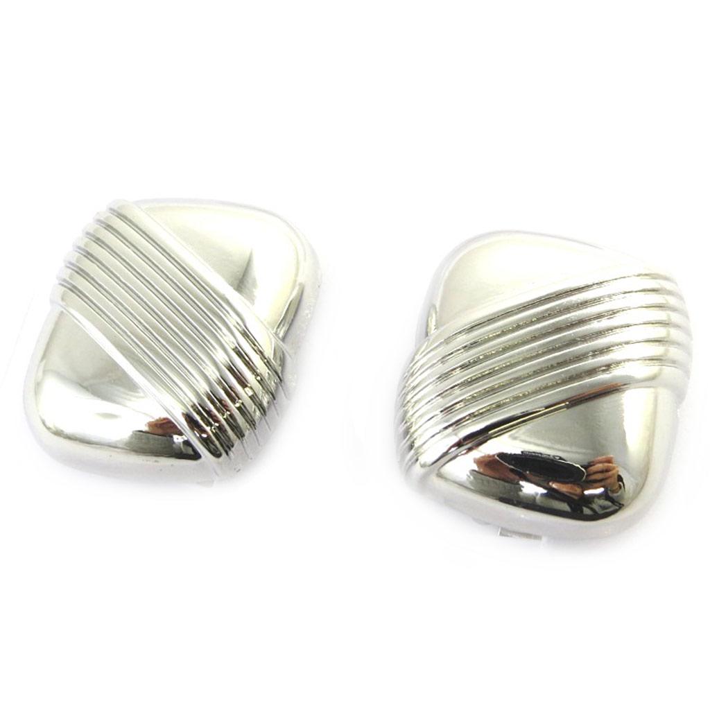 Les Trésors De Lily [M9303] - Silver 'Cleopatra' Clips