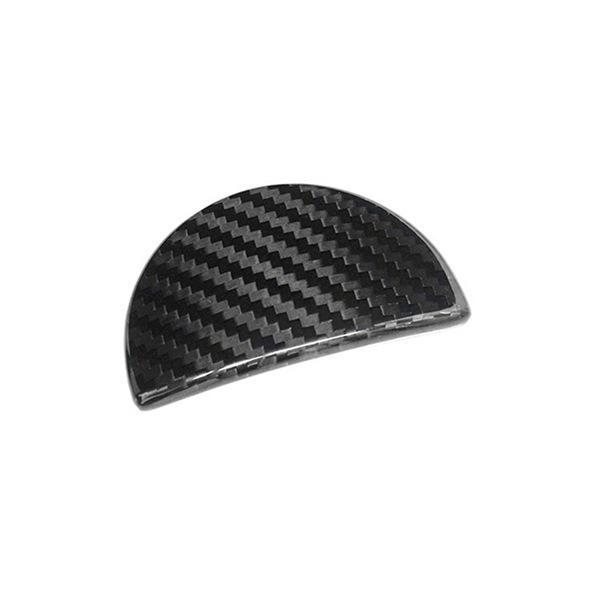 Fiat 500 Carbon Fiber Passenger Glove Box Handle Cover Trim Sticker