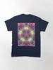 Pentangle Pastel Shades Multicolored Kaleidoscope Pentangle Pattern 12 Classic T-Shirt