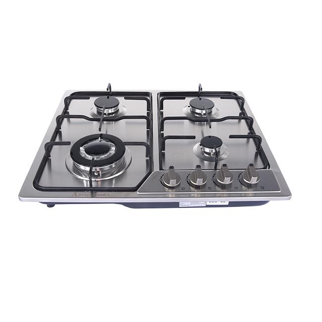 Five-Burner Tempered Glass Built-in LPG Gas Stove