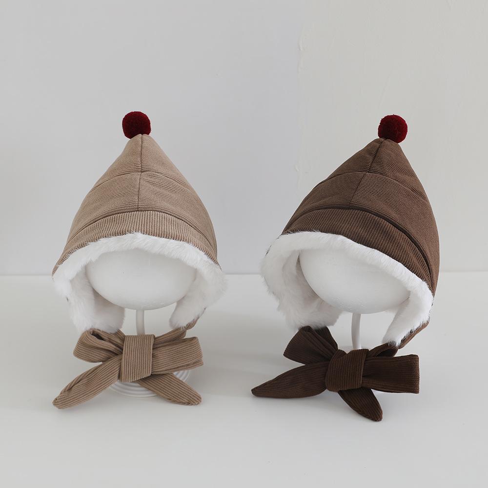 Entegre Peluş Boyunluk ve Kulak Korumalı Unisex Çocuk Kışlık Peluş Şapka