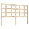 Headboard 140.5 X 4 X 100 Cm Solid Pine Wood