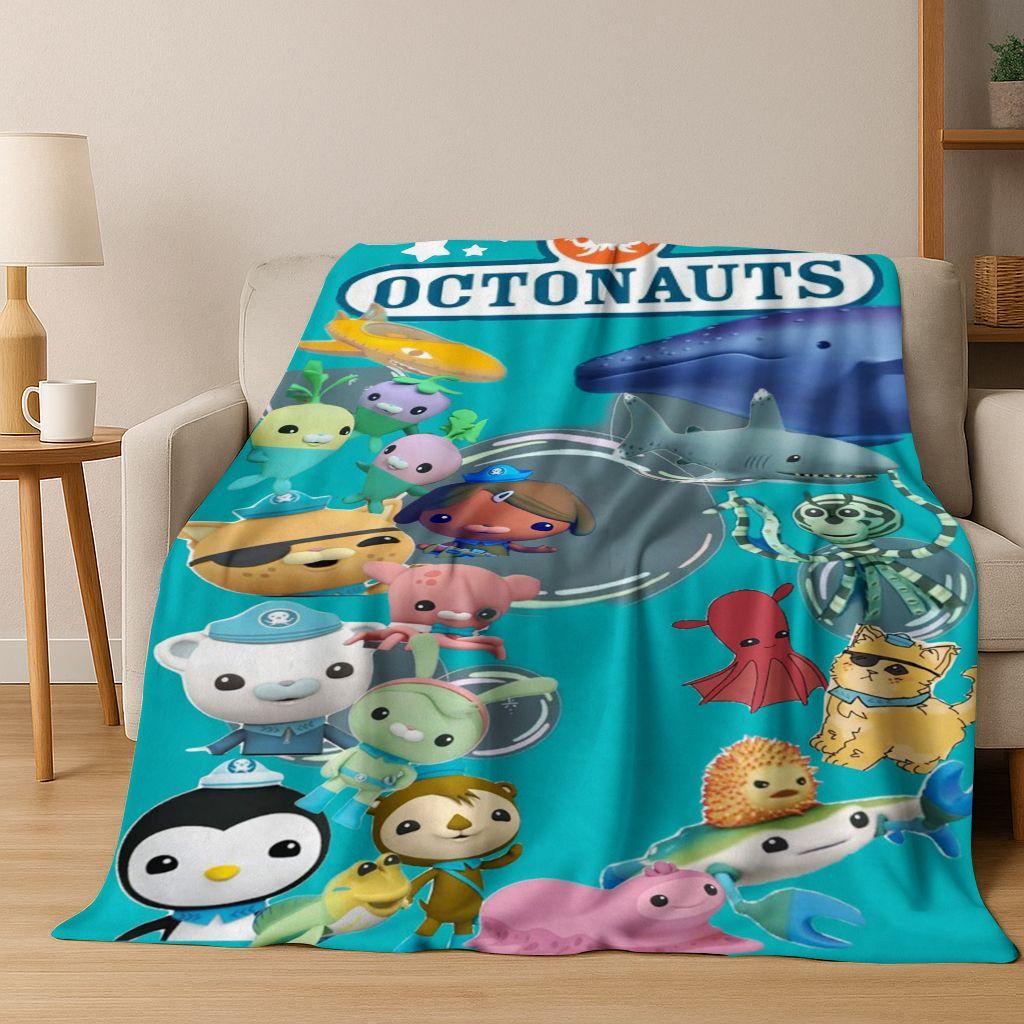 26 Stil Octonauts Barnacles Cartoon Flanell Decke, Warme und Gemütliche Weiche Überwurfdecke für Zuhause Schlafzimmer Bett Sofa Abdeckung Kinder Geschenk