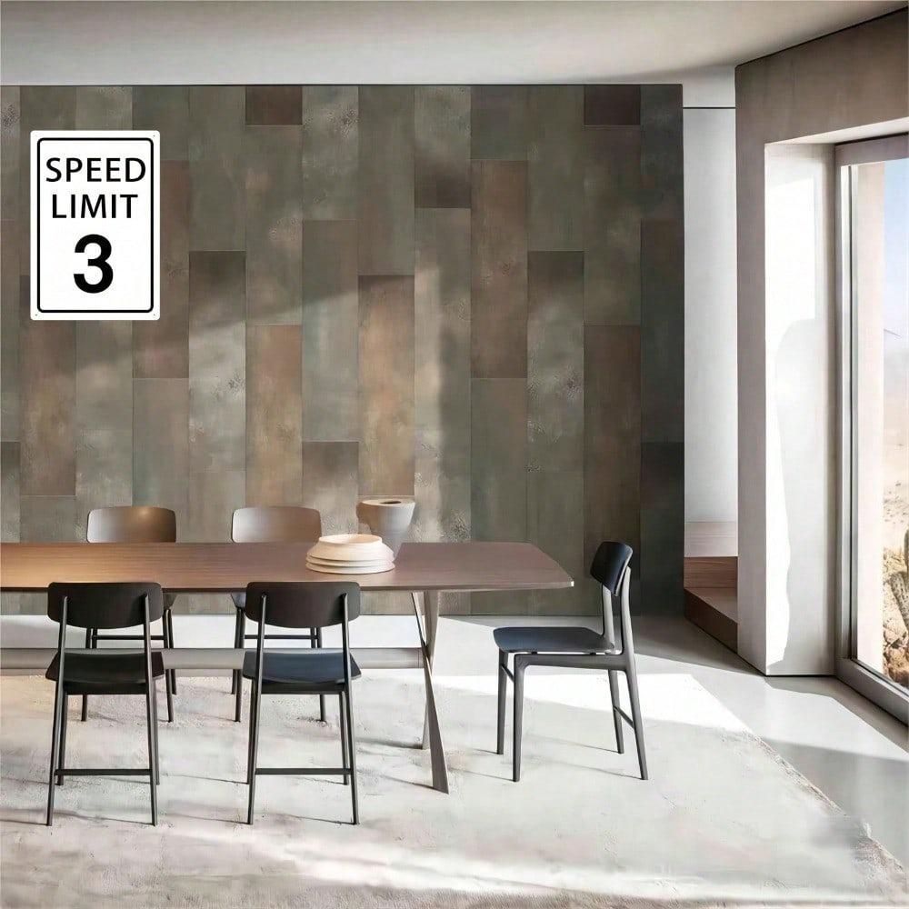 Vintage Metal Tin Sign 3 MPH Speed Limit Wall Art for Garage Man Cave Bar Decor