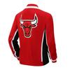 Ensemble veste de basketball rétro Chicago Bulls pour homme Coupe ample Vêtements de sport Vêtements d'extérieur décontractés