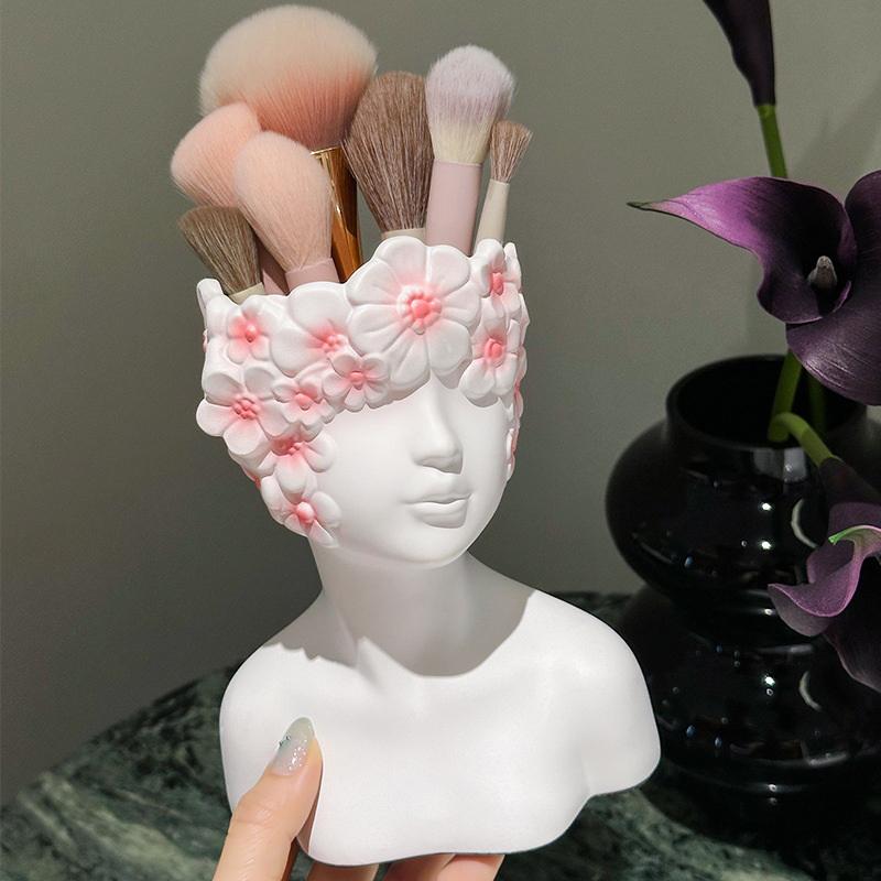 1 buc Suporturi de depozitare figurine vinil Stilizare creativă artă corp uman Organizatoare de birou Multifuncțional Suport pensule de machiaj