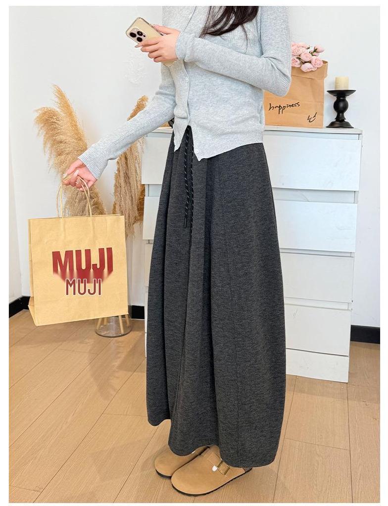 Women's Plus Size Quick-Dry Floral A-Line Midi Skirt - Trendy Summer Workwear 2026 Collection (Pumpkin)