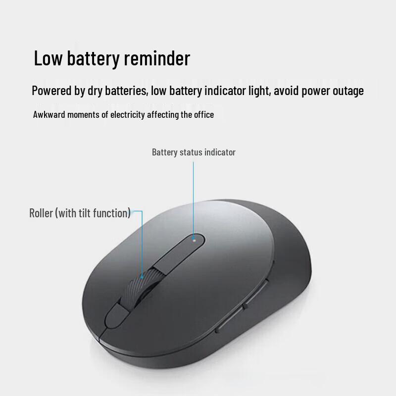 Dell MS5120W Dual-Mode Wireless Bluetooth Mouse
