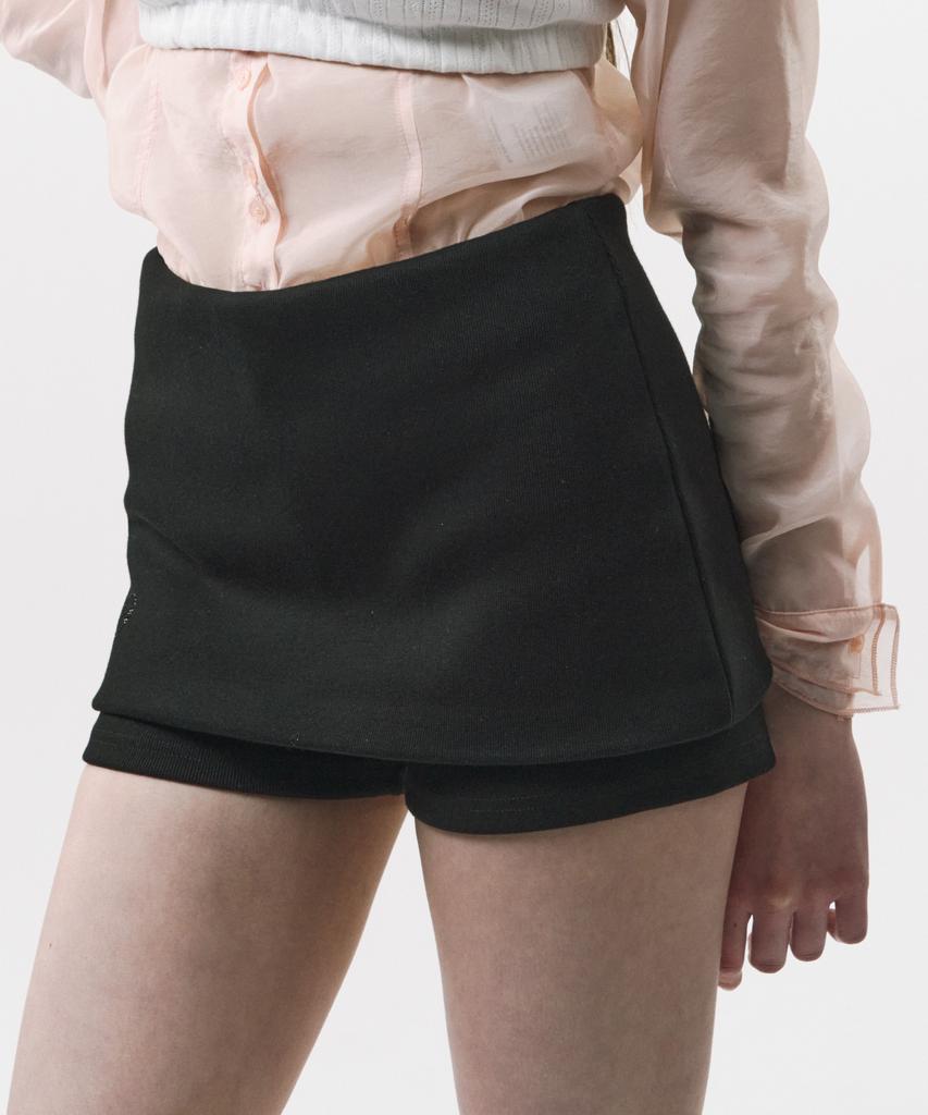 Podeowedeo Symbol Hotfix Skirt Pants (Black)