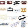 City Accessories Building Block MOC Part Fence Railing Stair Barrier Ladder Guard Bar Castle Garden Farm Military Assemble Brick