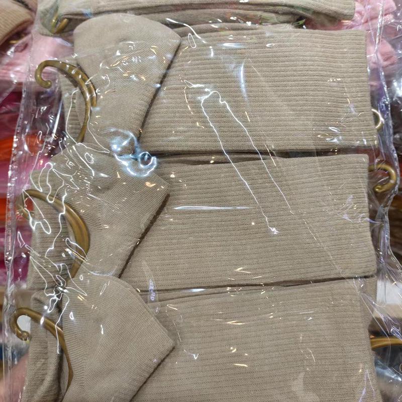 Bunte Damen Baumwoll Kniehohe Tanzsocken: Macaron Bonbonfarbe, Wadenlang, Japanischer Stil