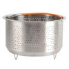 Stainless Steel Rice Cooker Steam Basket Stainless Steel Vegetable Steam Basket with Handle for