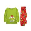 Christmas Prints Family Matching Long Sleeve Tops+Pants Set Family Matching Sets