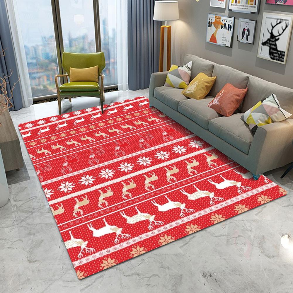 Ethnic Style Carpet Living Room Bedroom Coffee Table Sofa Mat Washable and Stain-Resistant Large Rug Prayer Mat Doormat Floormat
