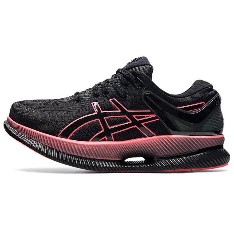 Asics Metaride Comfortable Durable Breathable Low-Top Casual Running Shoes Women Sneaker Black Red 1012B070-001