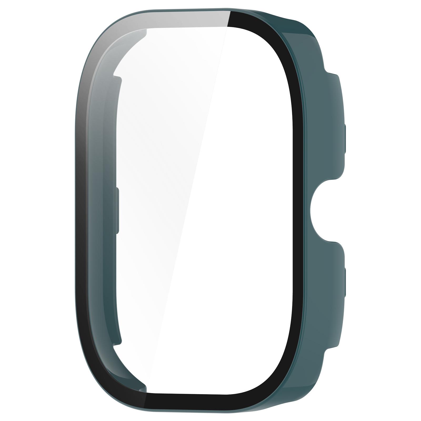

Hard Case+Glass for Xiaomi Redmi Watch 4 Screen Protector Tempered Glass Bumper Protection Cover Protective Shell Accessories For Redmi Watch 4 зелений