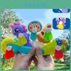Adorabile Ventaglio Portatile a Cartoni Animati per Bambini Animale Carino Ventaglio Portatile a Pressione Manuale per Studenti e Viaggi