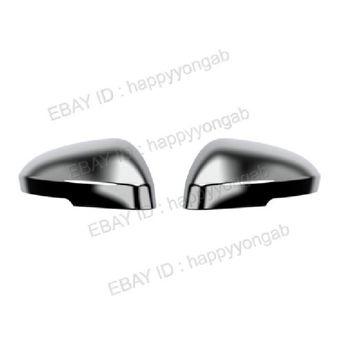 Chrome ABS Side Rearview Mirror Cover Trim For 2025-2026 Nissan Kicks